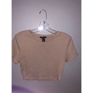 Forever 21 Tan croptop